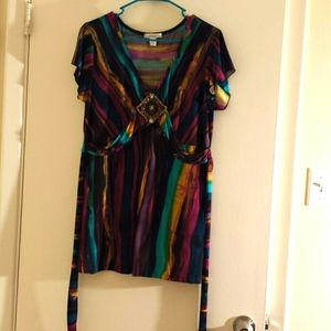Dress barn Multicolored blouse